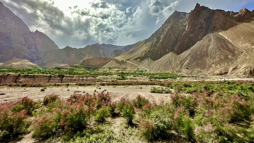 Blick auf Afghanistan bei Kulob