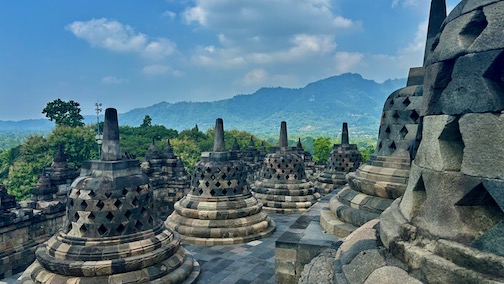 Borobudur-Tempel nahe Yogya