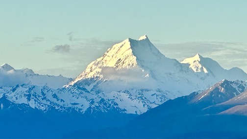 Blick auf den Mt. Cook vom Lake Tekapo