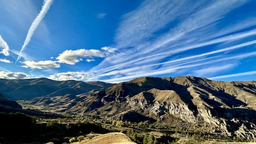 Blick auf Vardzia