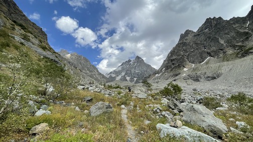 Blick auf den Ushba